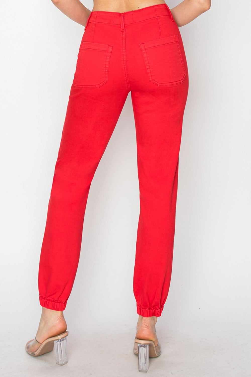 Scarlet Letter RISEN High Waisted Jogger Jeans