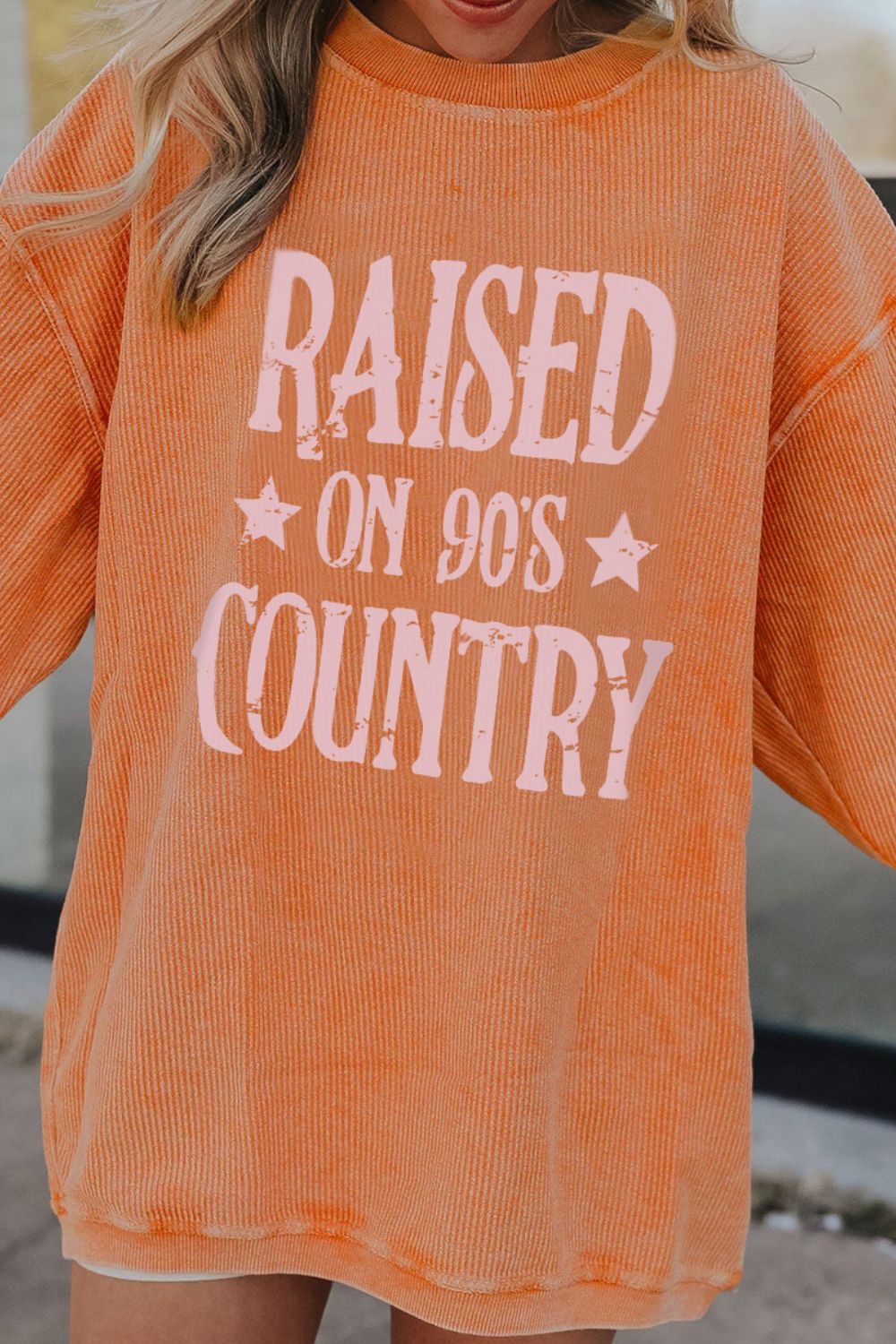 Raised on 90s Country Long Sleeve Sweatshirt