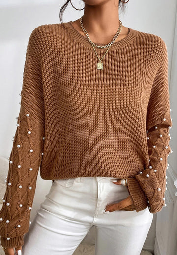 Pearl Luxe Detail Sweater