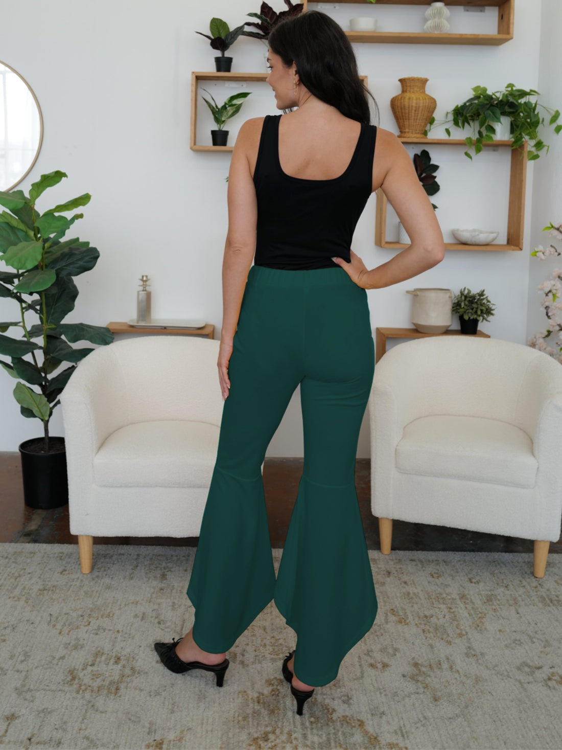 Riley High-Low Bootcut Pants