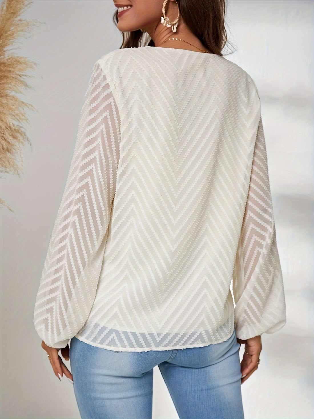 So Effortless Balloon Sleeve Blouse