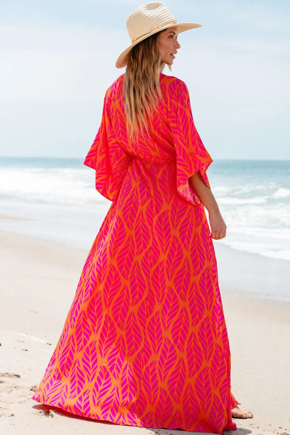 Boho Bliss Drawstring Maxi Dress