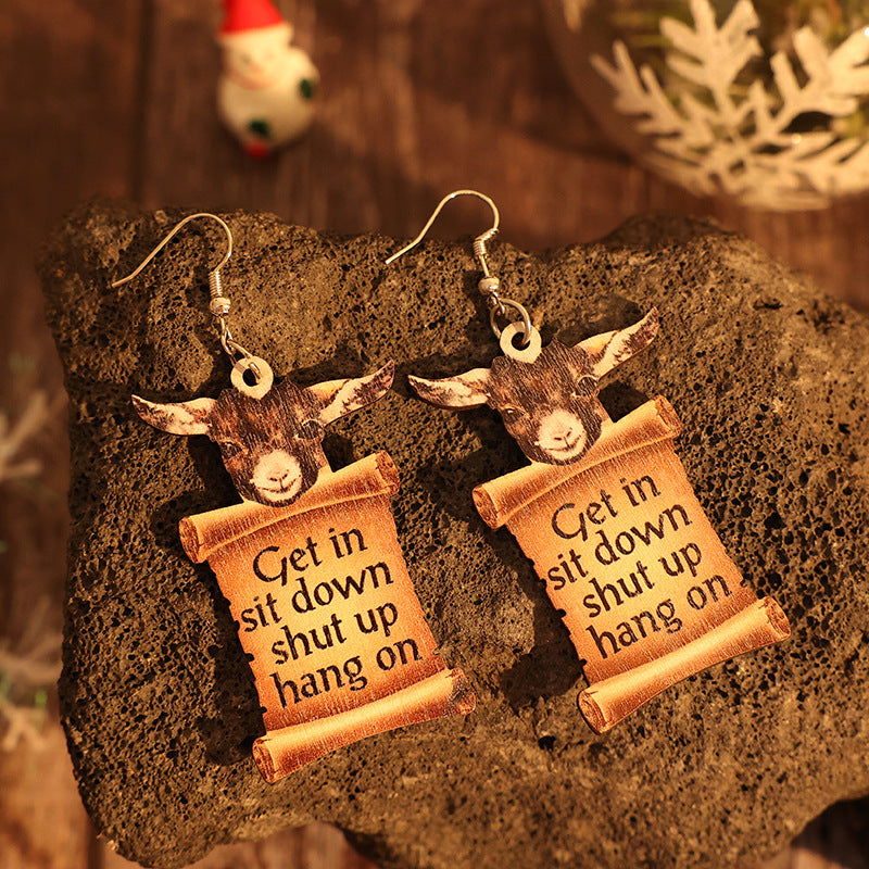Donkey Dangle Earrings