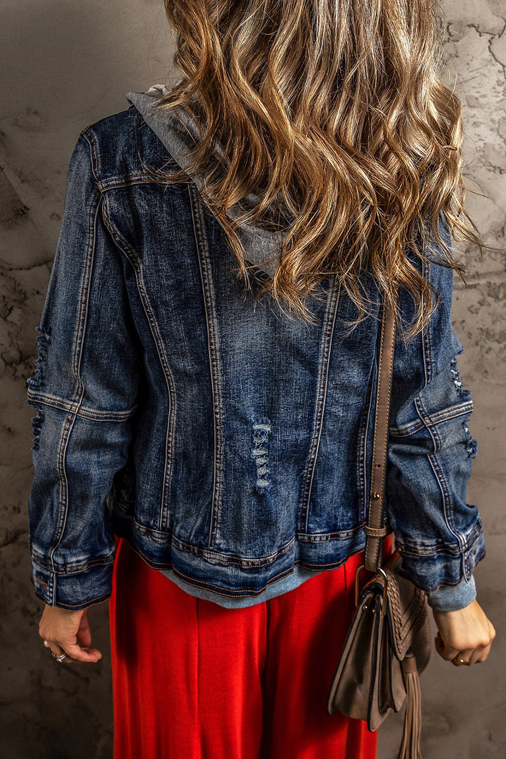 Comfy Casual Zip-Up Denim Jacket