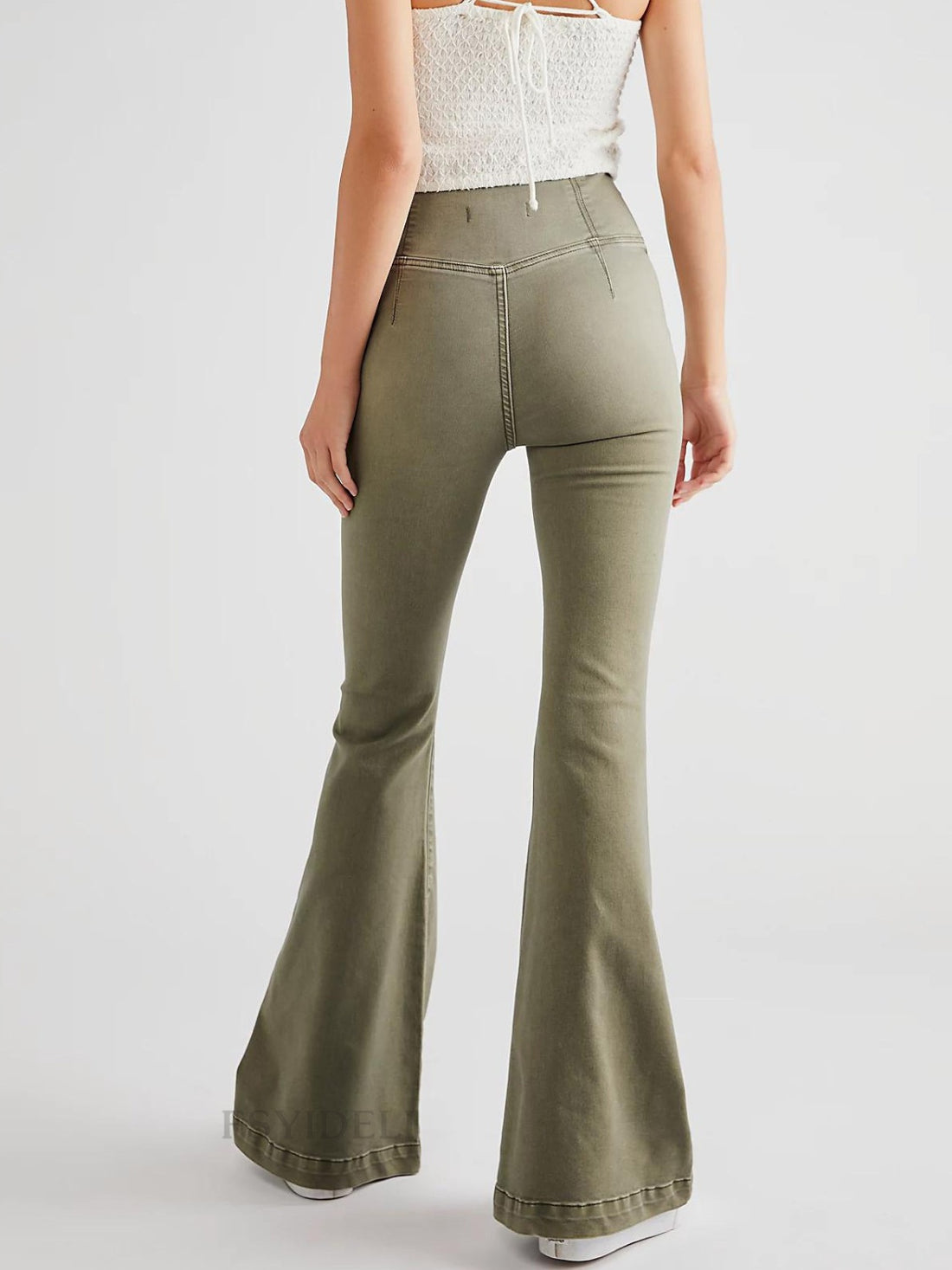 Aria Asymmetric Flare Jeans