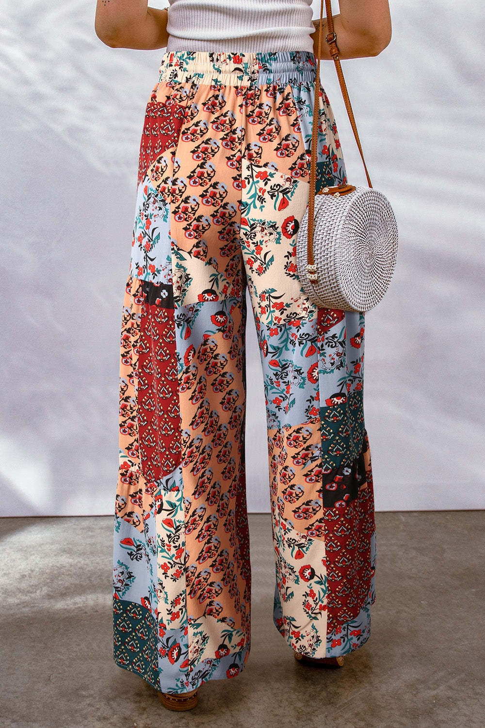 Boho Breeze Printed Wide Leg Pants