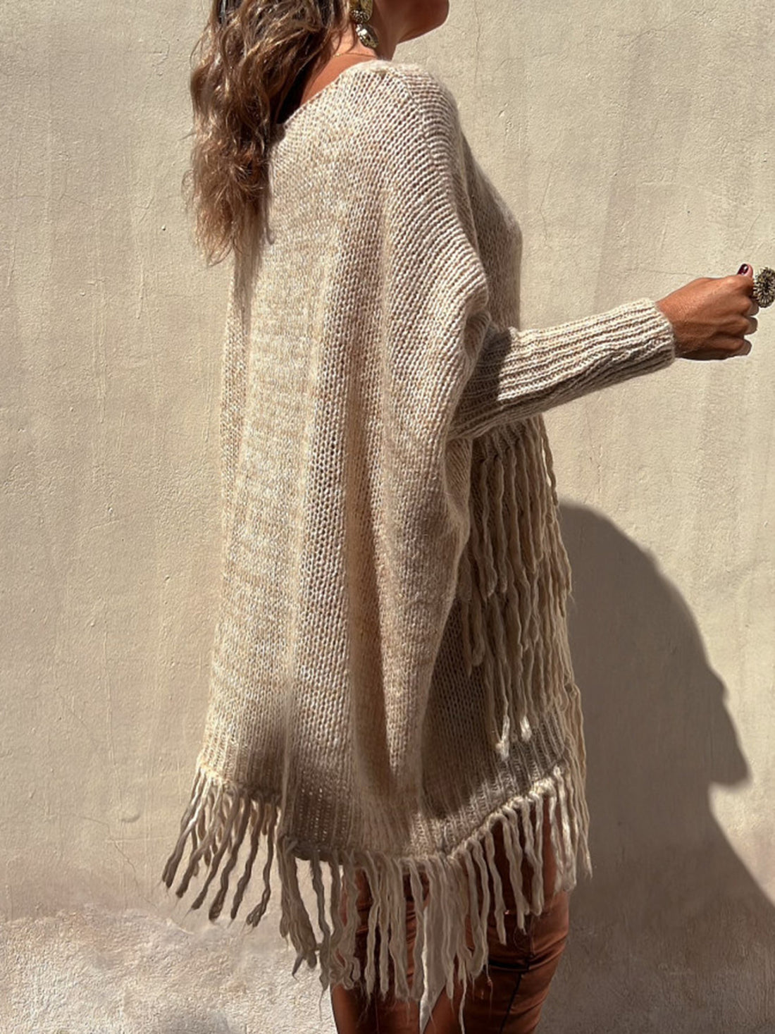 Fringe For You Long Sleeve Sweater