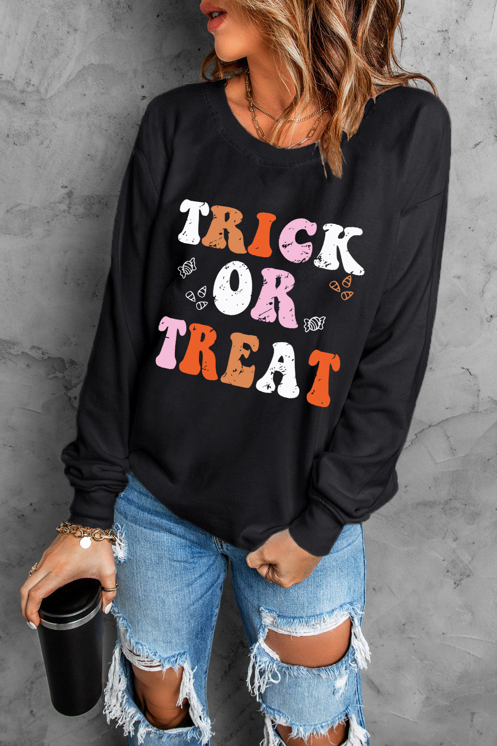 Tricks & Treats Graphic Sweatshirt