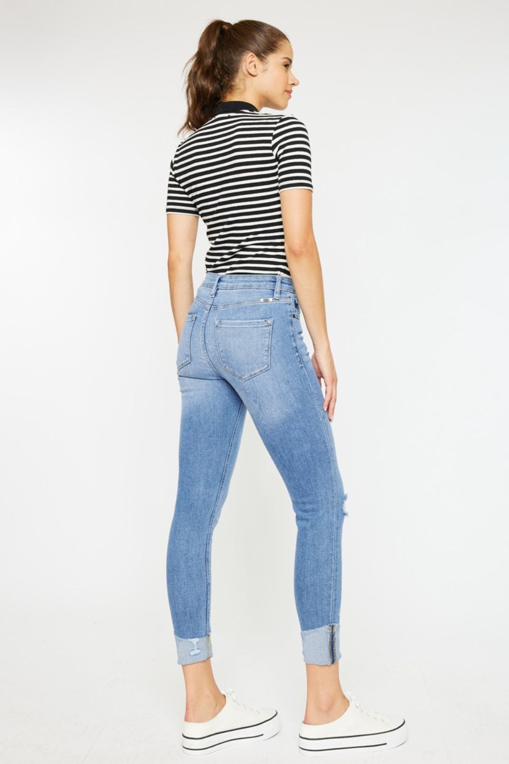 Cat's Whiskers Button-Fly Jeans